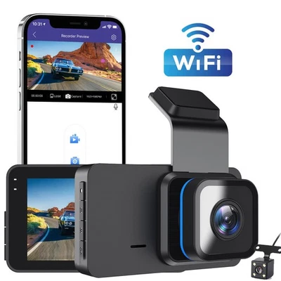 4K 1080P HD WiFi Dash Cam Wireless Car DVR Camera Video Recorder Night Vision UK