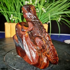 1.98LBTop natural crystal hand carved therapeutic artwork0.90kg