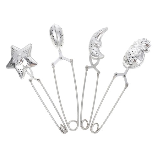 4 Pcs Tea Filter Filters for Loose Strainers Small Infuser Creative - Picture 9 of 12