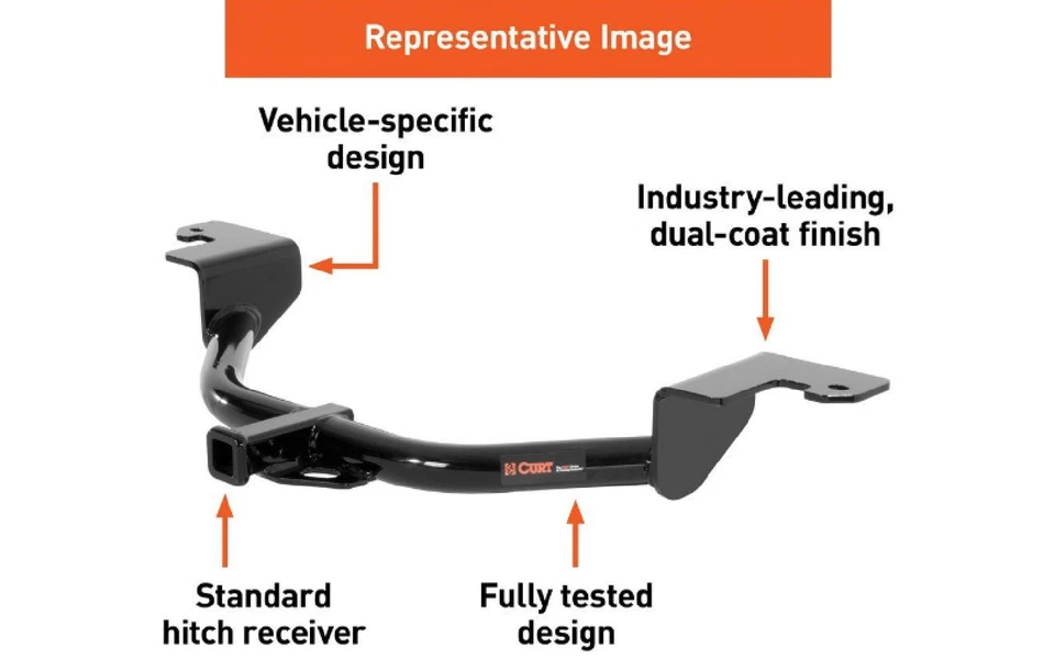 Curt Class 1 Trailer Hitch 11306 For 07-11 Chevrolet Aveo5 Pontiac G3 Foto 2 de 4