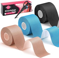 3 Rolls Kinesiology Tape, 3 Color 2 Inch x 16.4 Feet Uncut Sports Tape with S... 0.55 per gallon