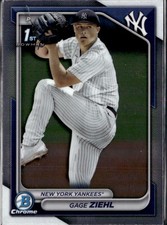 2024 Bowman Draft Gage Ziehl #BDC-10 Chrome