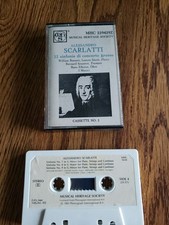 Alessandro Scarlatti Classical Music Cassette Tape 2 Musical Heritage Society VG