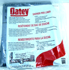 Oatey Shower Pan Liner PVC Waterproof Membrane 5 ft x 6 ft 40 Mil Shower Base