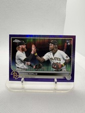 2022 Topps Chrome Update Series - Rookie Debut Oneil Cruz #USC74 Purple...