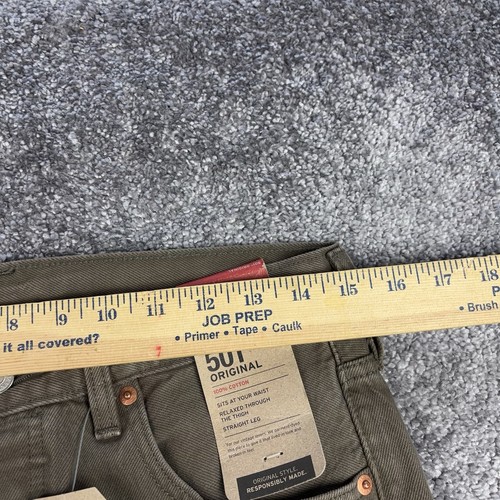 Levi’s 501 Jeans Men's 29x32 Button Fly Brown Hipster Streetwear Pants - Picture 10 of 13