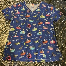 Dr Seuss Scrub Top