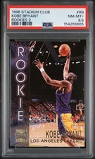 🔥 1996 Stadium Club Kobe Bryant RC Rookies 2 #R9 PSA 8.5 NM-MT+ Lakers 🔥