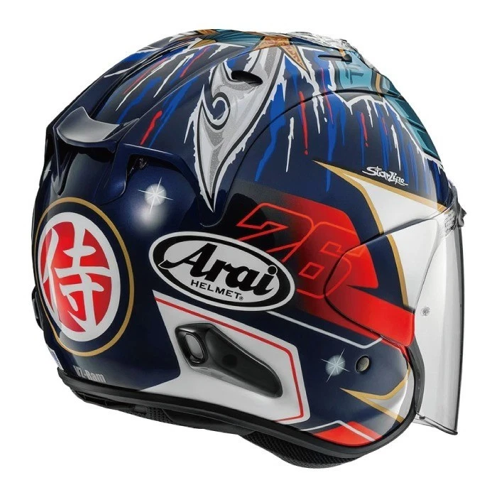Arai VZ-RAM PEDROSA SHOGUN Motocicleta Cara Abierta Jet Casco Talla XS-XL Foto 2 de 4