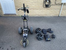 Powakaddy CT6 GPS Electric Golf Trolley with Lots of Accessories-Excellent Cond