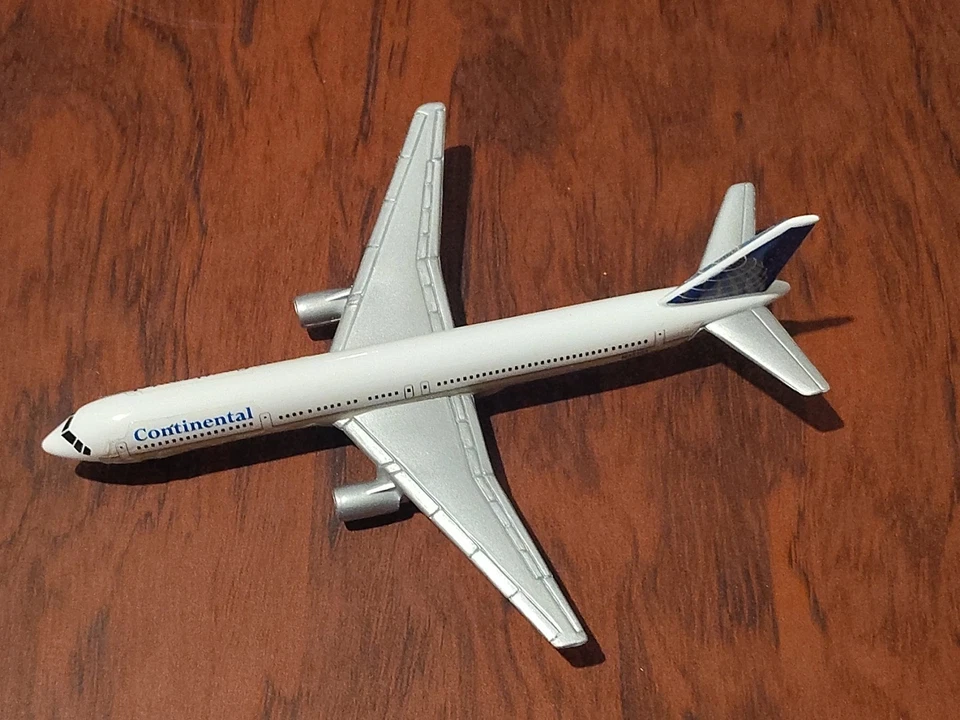 Raro avión diecast único Daron Realtoy Continental Airlines 5,75" difícil de encontrar Foto 4 de 4