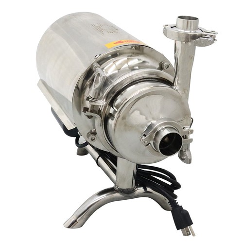 Food Grade Centrifugal Pump Stainless Steel Sanitary Beverage 110V 3T/h 750W - Picture 10 of 13