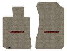 Lloyd Luxe Front Carpet Mats for '69-71 Chevy Bel Air w/Red on Black Chevy Logo