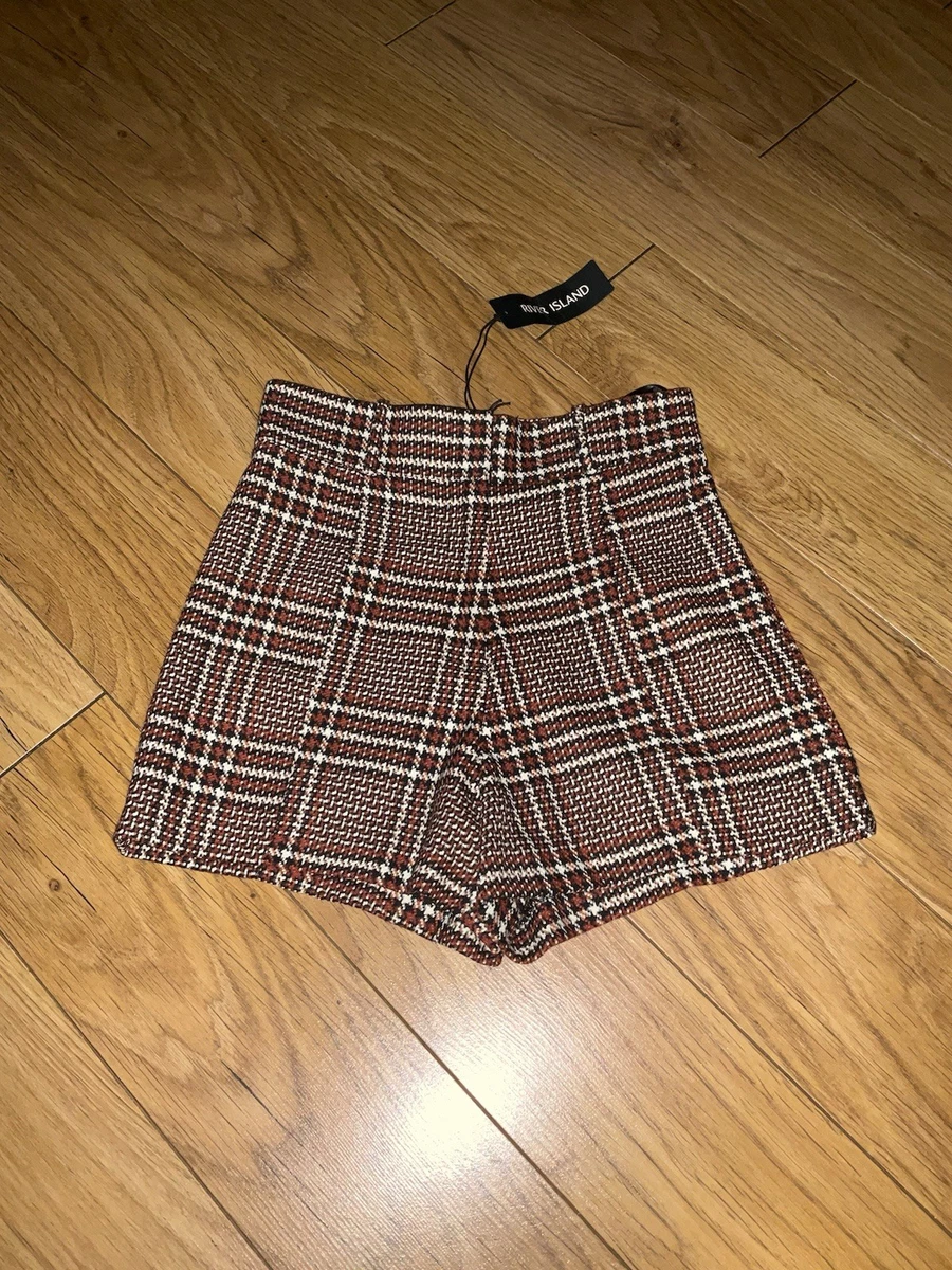 River Island - Bas de bikini à taille haute élastique avec boucle