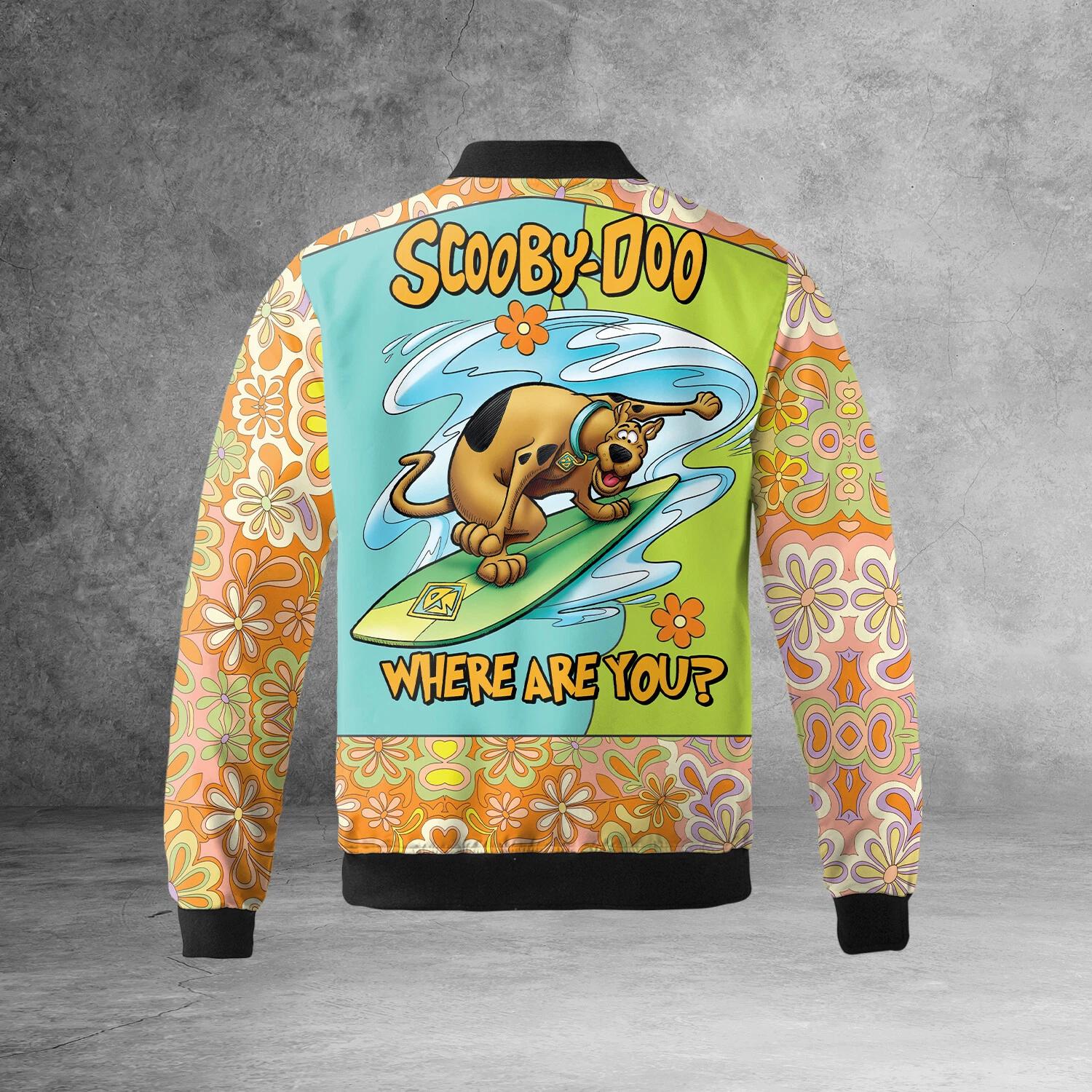 Scooby Doo Where Are You Scooby Doo Surfing Mystery Machine Jacket