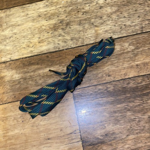 New Frye Replacement Green Multicoloured Boot Laces 145cm Long 1cm Wide - Picture 12 of 12