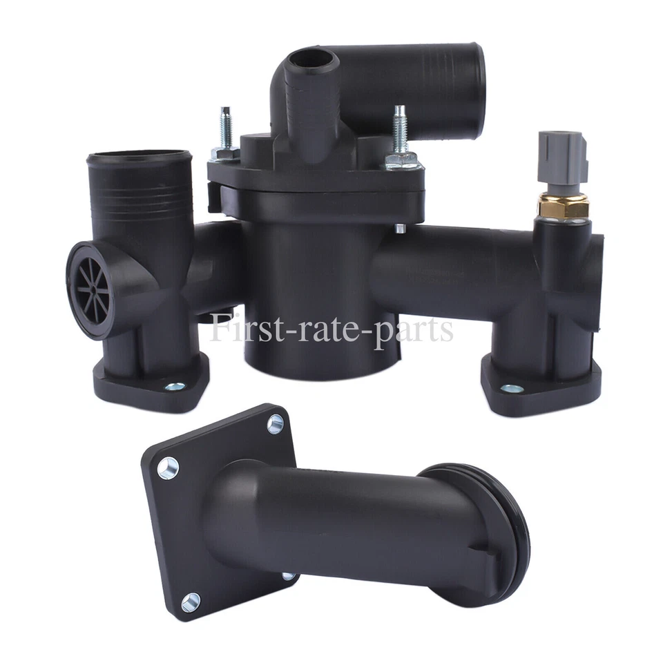 Thermostat Housing with Thermostat for 03-05 Jaguar S-Type XJ8 XJR 4.2L AJ89485 - Image 2 of 4