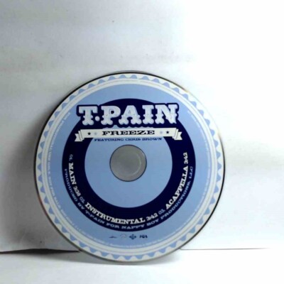 T-Pain Ft Chris Brown   Freeze (CD, Promo, US, 2008, Jive) AY197