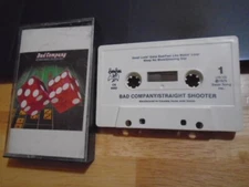 RARE club Bad Company CASSETTE TAPE Straight Shooter MICK RALPHS led zeppelin 75