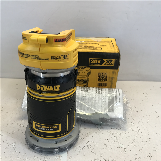DEWALT DCW600B 20V MAX XR Cordless Compact Router - Tool Only for sale 