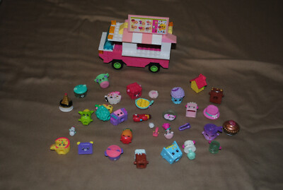 SHOPKINS Ice Cream Truck Lego with dozen shopkins MOOSE