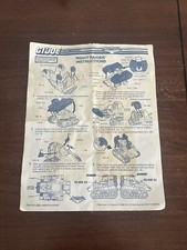 Vintage ARAH GI JOE Night Force Night Raider Blueprints Instructions Only