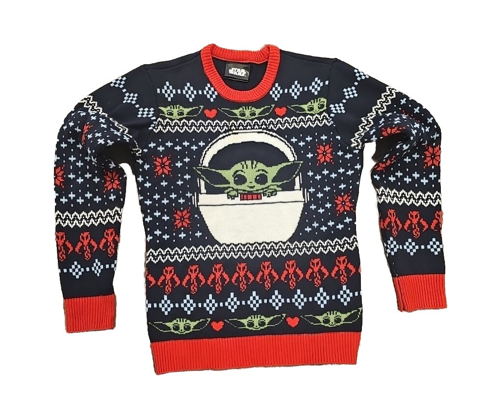 Star Wars Baby Yoda Mandolorian The Child Ugly Christmas Sweater