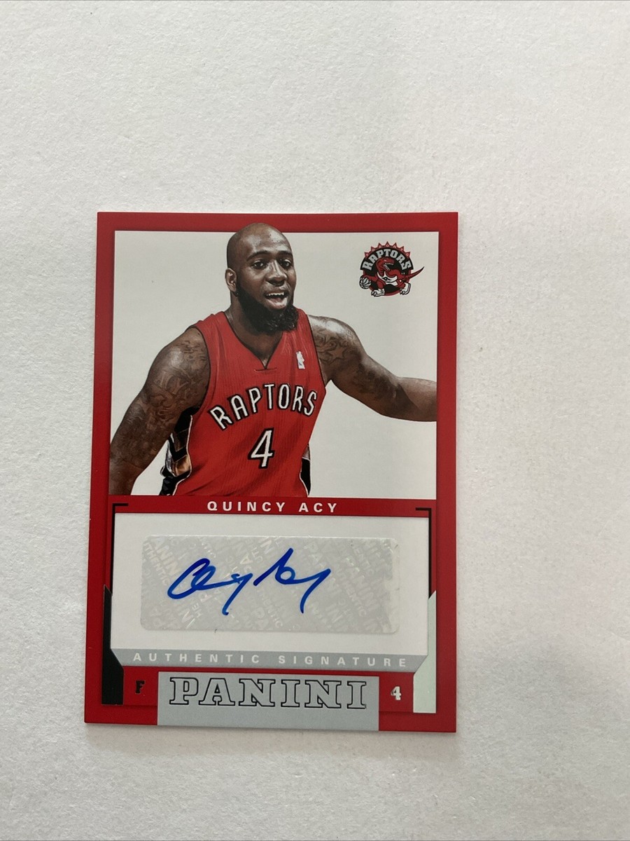 2012-13 Panini Basketball QUINCY ACY ✒️Auto Rookie SP Toronto