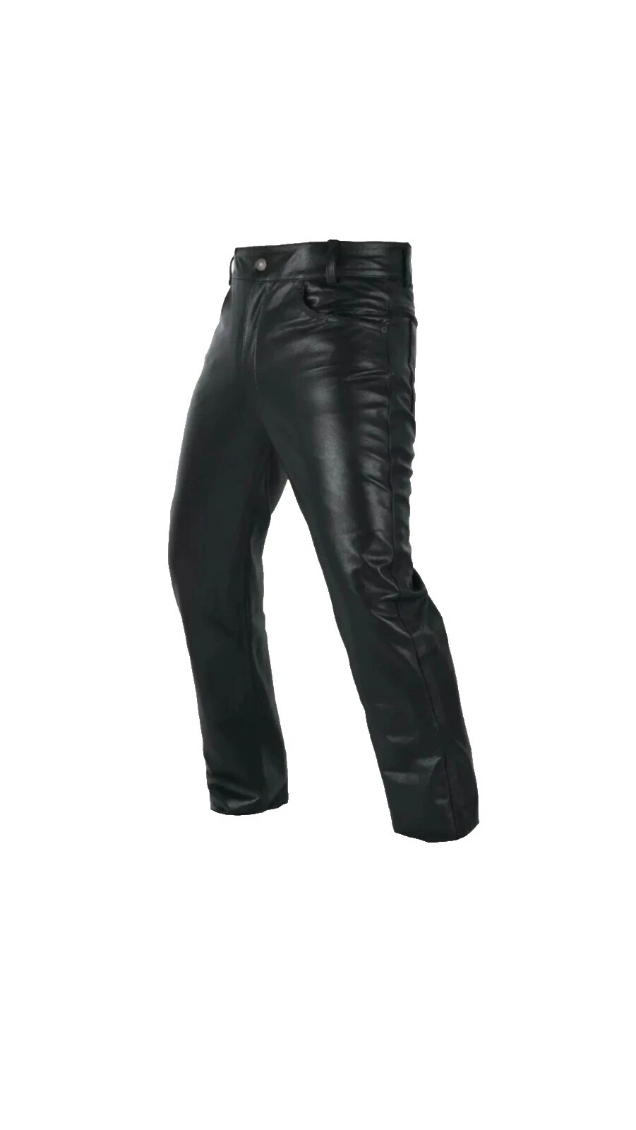 Leather 42 Size Pants for Men