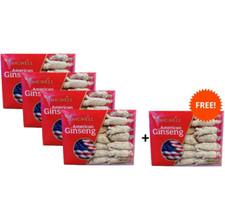 Hand Selected A Grade American Ginseng Medium Short Size 4 Oz 4 Boxes  1 Free
