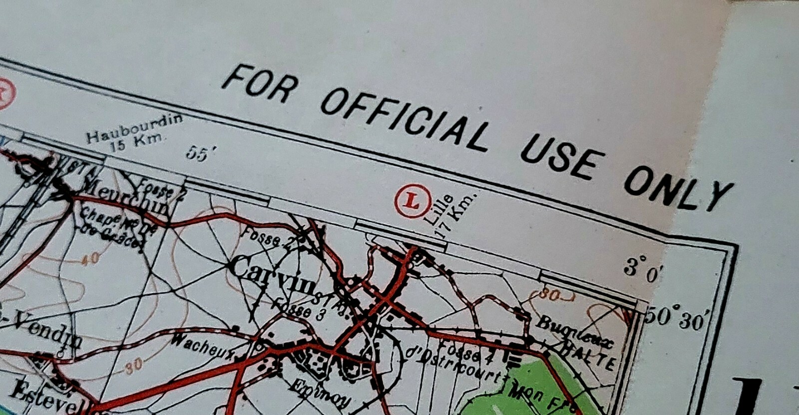 ORIGINAL 1916 COURCELLES SOMME MAP WW1 WAR OFFICE BRITISH TRENCH MEDAL