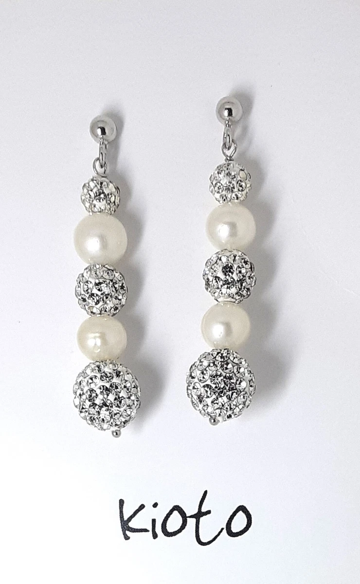 Orecchini Perle E Oro Bianco Black Friday Best Deals - Foto 10