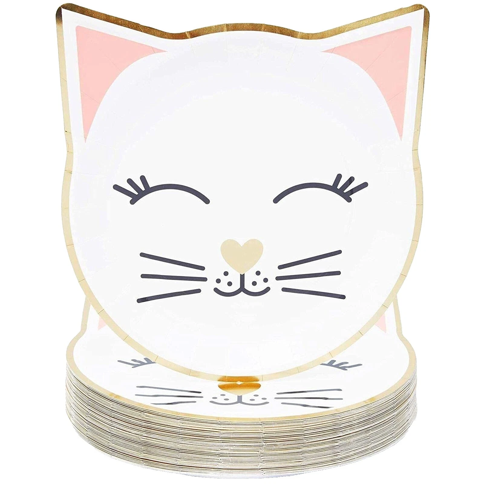 Placas de Fiesta Animales Blanco