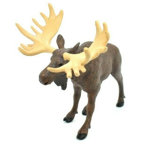 Elch Spielzeug Modell Kunststoff Replik Waldtier, Kinder pädagogisches Geschenk 5" F3048 - Bild 3 von 10