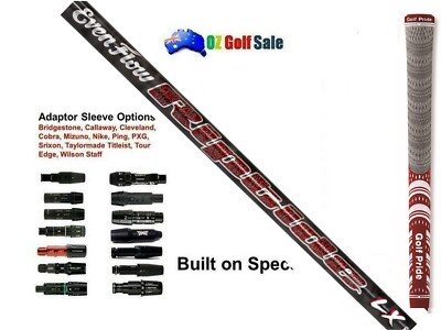 Project X EvenFlow Riptide LX 60g, 70g /5.5 6.0 6.5 TX Shaft + Adaptor tip +Grip
