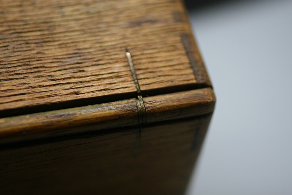 Antique Singer Sewing 1889 Oak Puzzle Box Z1 | eBay
