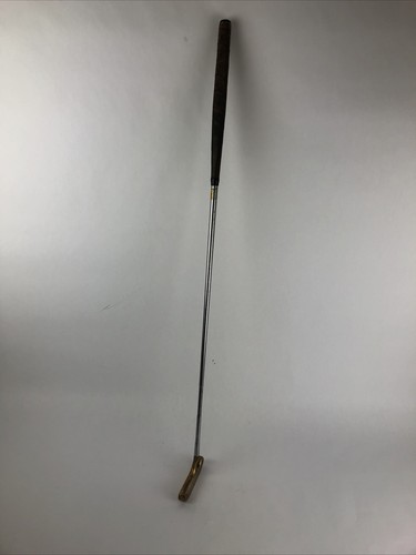 Vintage Acushnet Bulls Eye Flange FL O-SET M-5-S Putter 35" RH Leather Grip - Picture 8 of 8