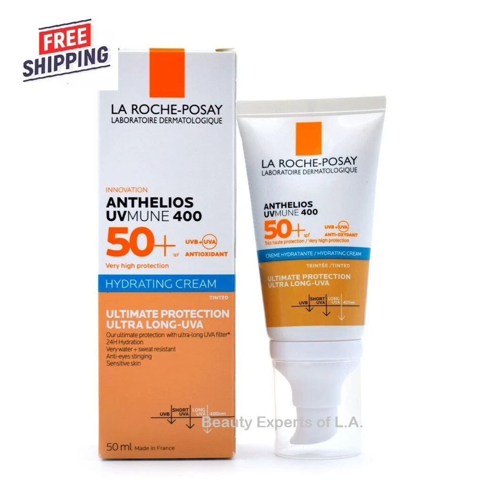 Crema hidratante La Roche Posay Anthelios UVmune 400 FPS50+ tintada 50 ml 12/26 Foto 3 de 4