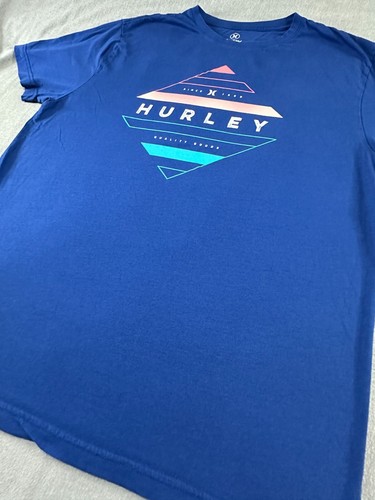 HURLEY - Men's T-Shirt Short Sleeve - Size L - LARGE - Blue - HURLEY SURF - Picture 4 of 13
