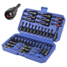 WORKPRO 39-Piece Magnetic Nut Driver Set SAE& Metric Cr-V Steel Power Nut Driver