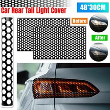 Car Accessories Rear Tail Light Honeycomb Stickers Exterior Taillight Lamp Cover
