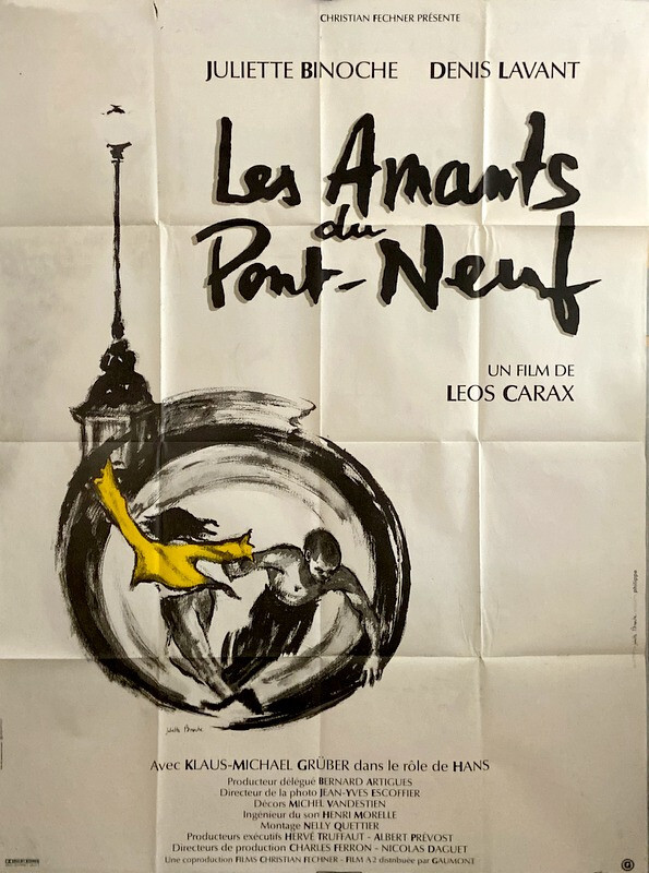 Juliette Binoche LES AMANTS DU PONT NEUF Leos Carax 1991