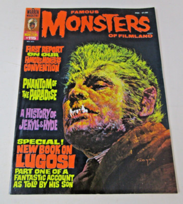 Famous Monsters of Filmland #115 1975年 Famous Monsters of Filmland #115 Apr 1975 [VF] Vintage Warren