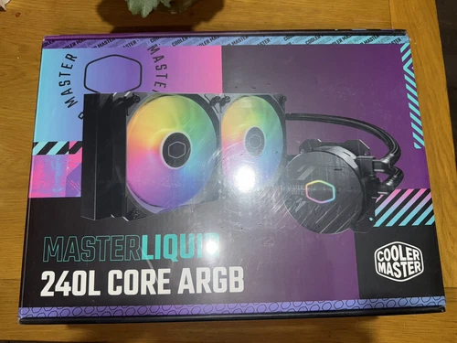 Cooler Master MasterLiquid 240L Core ARGB Intel/AMD CPU Liquid Cooler - Black