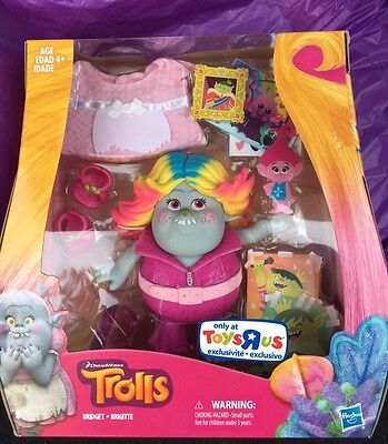 2016 Hasbro DreamWorks Trolls Bridget Toys R Us Exclusive Doll with  Accessories