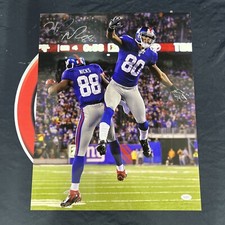Hakeem Nicks #88 New York Giants SIGNED 16x20 Photo JSA COA AUTOGRAPHED