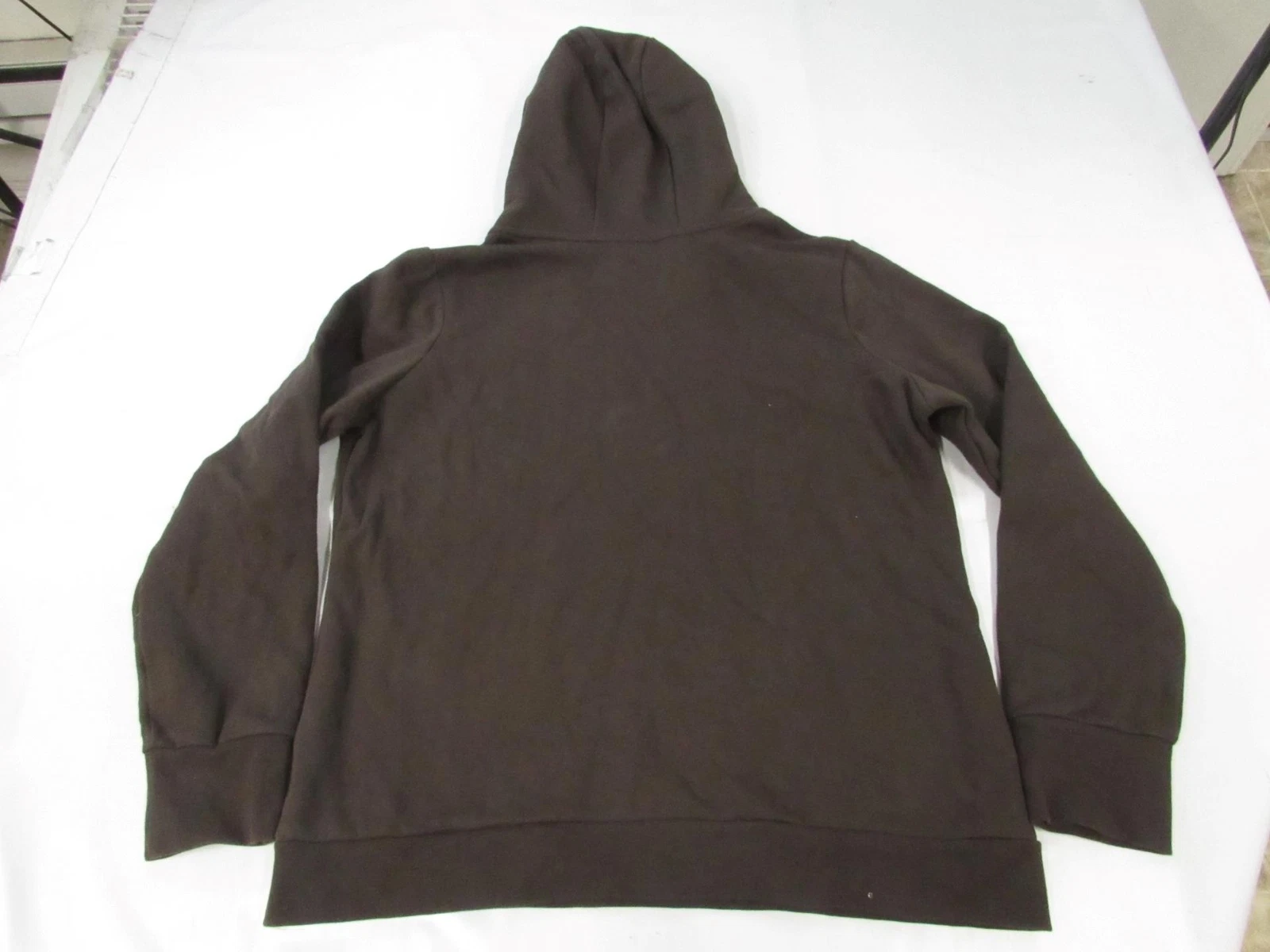 VETEMENTS Felpa con cappuccio marrone New Minor Flaw Cleveland Browns da donna taglia 2XL