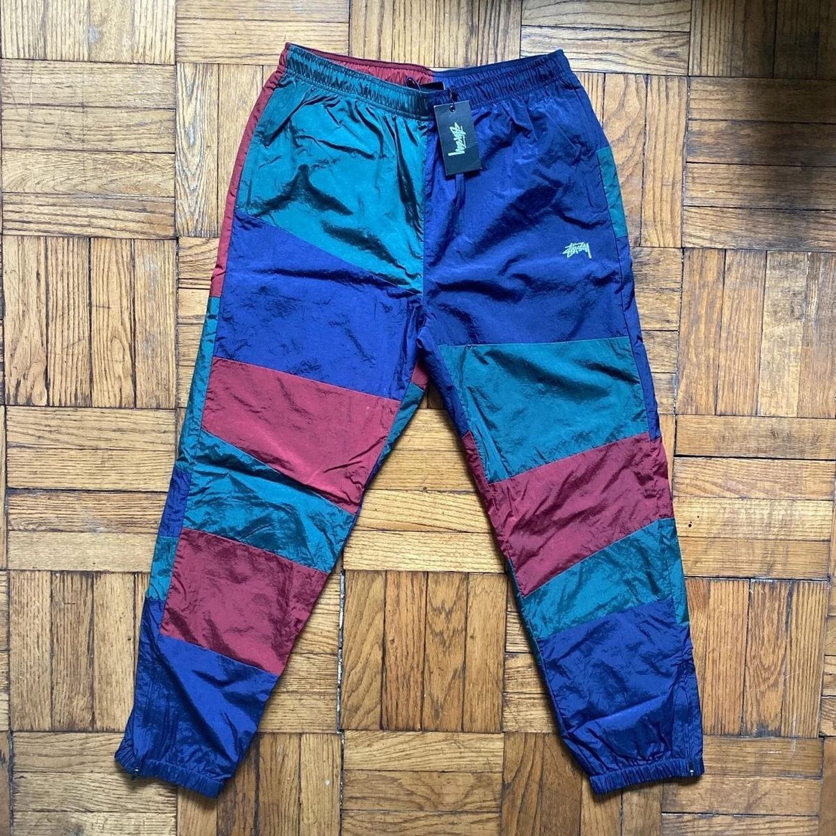 Stussy panel store track pant