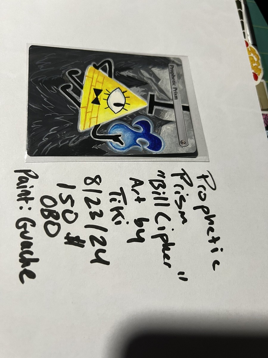 bill cipher pokemon card mtg prophetic prism ALTERED Featuring Bill Cipher Gravity Falls
