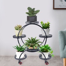 6 Tier Metal Plant Stand Outdoor Indoor Flower Pot Rack Display Shelf Garden US